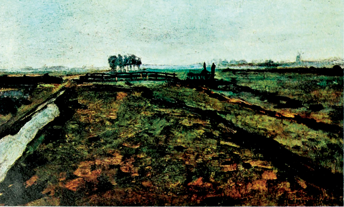  皮特·蒙德里安 Piet Mondrian ——阿姆斯特丹附近景观